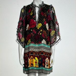 NWT Alice & Olivia printed Mini Dress w/ Tags Sz.S